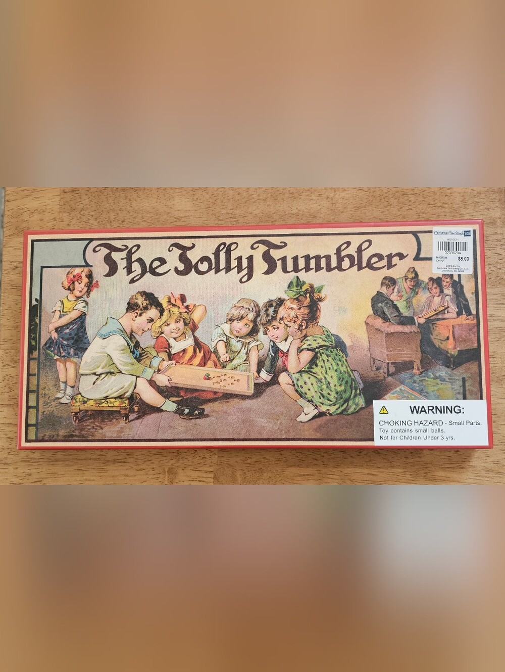 Kids Game - Vintage Illustration Box The Jolly Tumbler